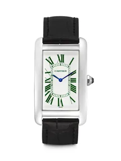 Cartier Tank Américaine 1734D Platinum Silver