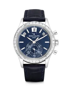 Patek Philippe Annual Calendar Chronograph 5961P-001 Platinum Blue