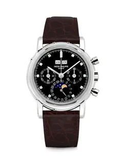 Patek Philippe Perpetual Calendar Chronograph 3970EP Platinum Black