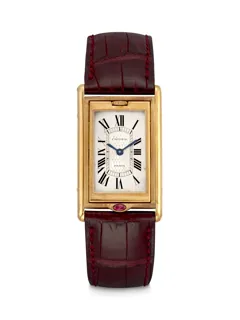 Cartier Tank Basculante 18k Gold Silver