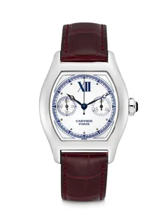 Cartier Tortue 2396 18k white gold Silver