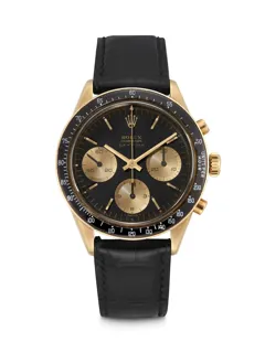 Rolex Daytona 6241 14k Gold Black