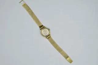 Mido Powerwind 14k yellow gold Cream