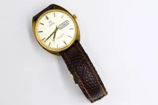 Omega Seamaster Gilt-metal Cream