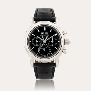 Patek Philippe Perpetual Calendar Split-Seconds Chronograph 5004G-015 White gold Black