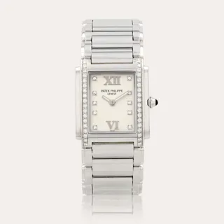 Patek Philippe Twenty~4 4910/10A Stainless steel White