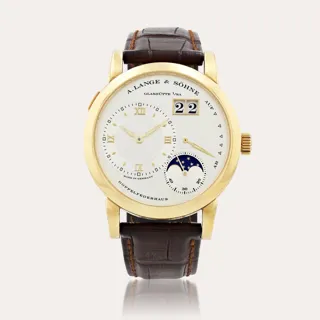 A. Lange & Söhne Lange 1 18k yellow gold Silver