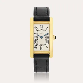 Cartier Tank Cintrée 18k yellow gold Silver