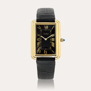 Cartier Tank Gold-plated Brown