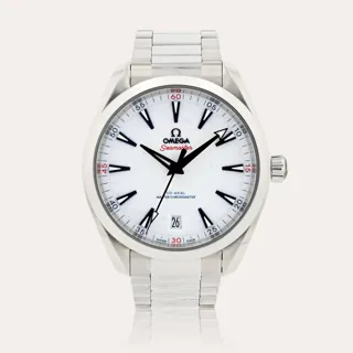 Omega Aqua Terra 522.10.41.21.04.001 Stainless steel White