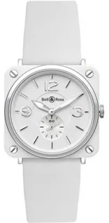 Bell & Ross Aviation Stainless steel White