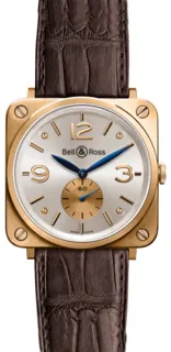 Bell & Ross Aviation 18k rose gold White