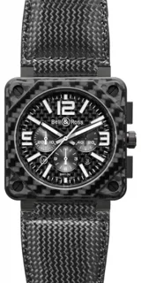 Bell & Ross Aviation Carbon fiber Black