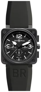 Bell & Ross Aviation 46mm Stainless steel Black