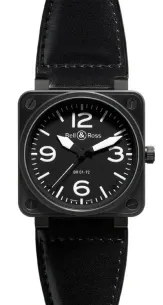 Bell & Ross Aviation 46mm Stainless steel Black