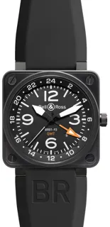 Bell & Ross Aviation 46mm Stainless steel Black