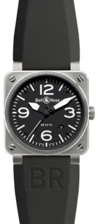 Bell & Ross Aviation 42mm Stainless steel Black