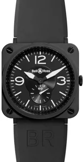 Bell & Ross Aviation 39mm Stainless steel Black