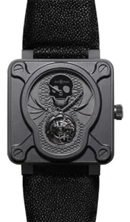 Bell & Ross Aviation black titanium DLC Black