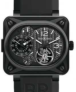 Bell & Ross Aviation 44mm titanium$black DLC Black