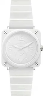 Bell & Ross Aviation 39mm Stainless steel White