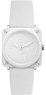 Bell & Ross Aviation 39mm Stainless steel White