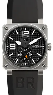 Bell & Ross Aviation 42mm satin-brushed titanium (grade 2) black carbon fiber