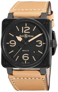 Bell & Ross BR039 Stainless steel Black