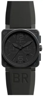 Bell & Ross BR039 Stainless steel Black