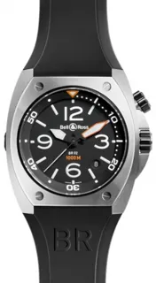 Bell & Ross Marine BR 02-92 Steel Stainless steel Black