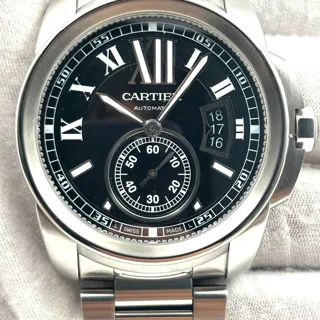 Cartier Calibre de Cartier Stainless steel Black