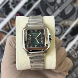 Cartier Santos de Cartier Stainless steel Green