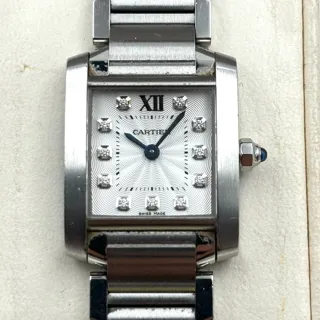 Cartier Tank Française WE110006 Stainless steel Silver