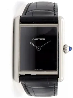 Cartier Tank Must WSTA0072 Stainless steel Black