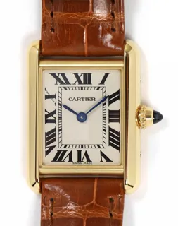 Cartier Tank W1529856 Yellow gold Silver