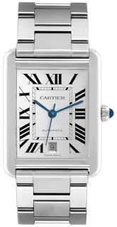 Cartier Tank W5200028 Stainless steel Silver