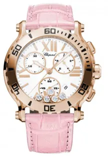 Chopard Happy Sport 18k rose gold White