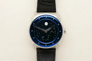 De Bethune Moon Phase Starry Sky DB25 44mm White gold Blue