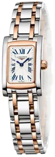 Longines DolceVita Rose gold and Stainless steel Silver