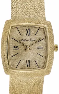 Mathey-Tissot 27mm 14k yellow gold Golden