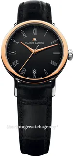 Maurice Lacroix Les Classiques LC6063-PS101-310-1 brushed/polished steel Black