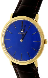 Omega 18k yellow gold Blue