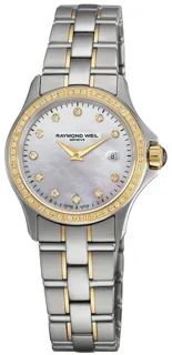 Raymond Weil Parsifal Yellow gold and Stainless steel White