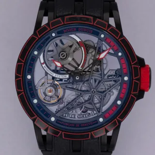 Roger Dubuis Excalibur DBEX0747 DLC coated titanium Black