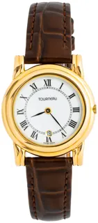 Tourneau 28mm Yellow gold White