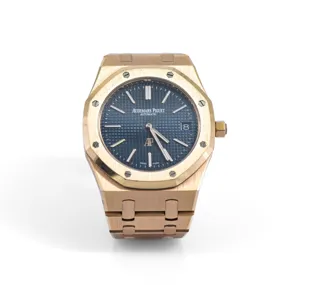 Audemars Piguet Royal Oak 1520OR.00.1240OR.01.A 18k rose gold Blue