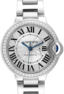 Cartier Ballon Bleu 33mm W4BB0016 33mm Stainless steel Silver