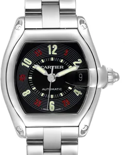 Cartier Roadster W62002V3 Stainless steel Black