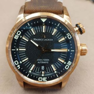Maurice Lacroix Pontos S Diver PT6248-BRZ01-430-3 Bronze Black