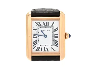 Cartier Tank Solo W5200024 Rose gold and Stainless steel